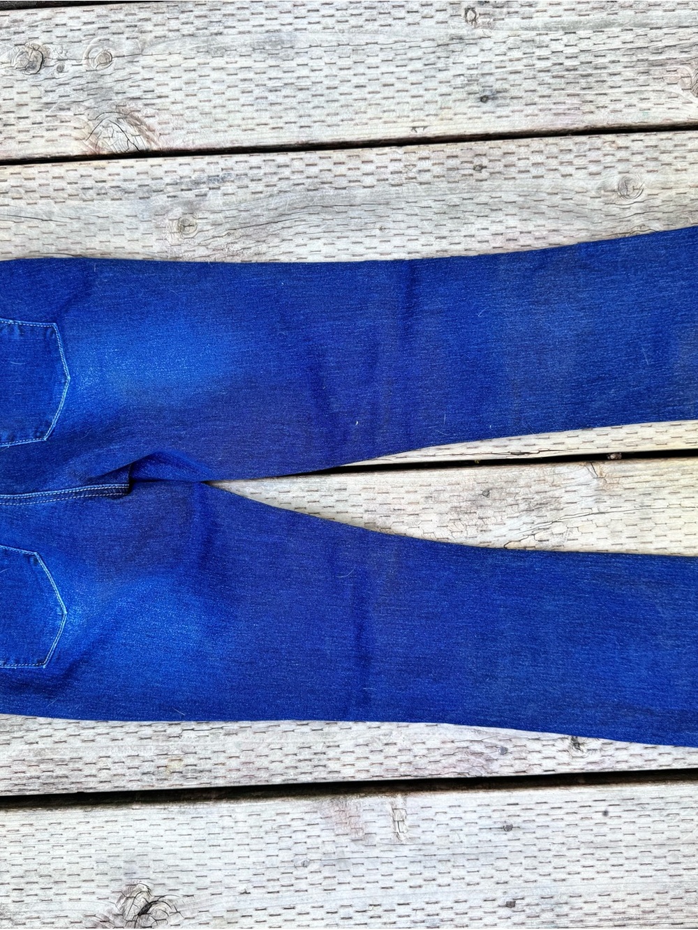Flared Women's Jeans in Dark Blue - Picture 6 of 6